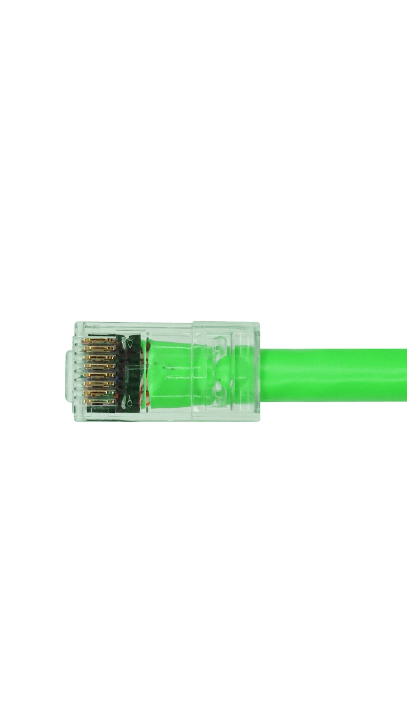 SIMPLY45 CAT6 UTP DEURGANG RJ45 MODULÊRE PROPPE, GROEN TINT: 100 STUK POTS