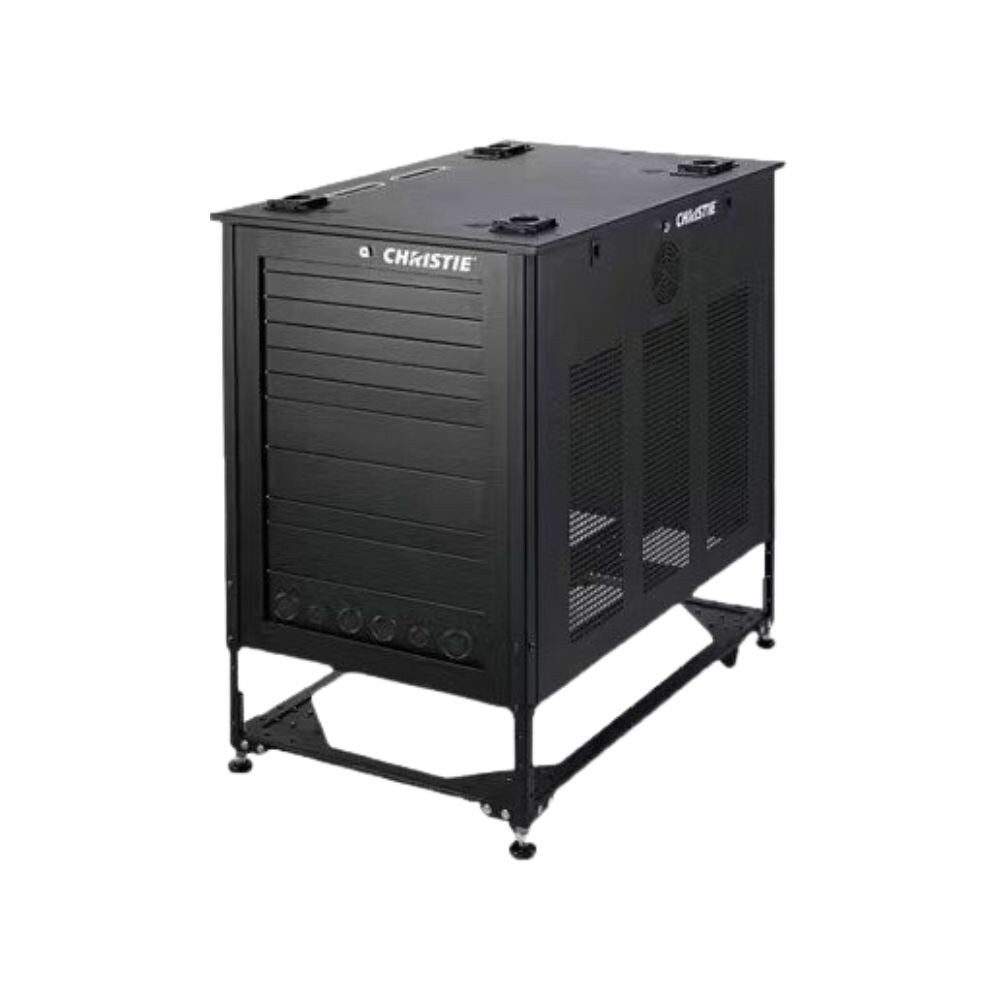 Christie Pedestal Rack Mount For Christie Griffyn and M4K25 DLP Projectors, Black, Up To 30U 1