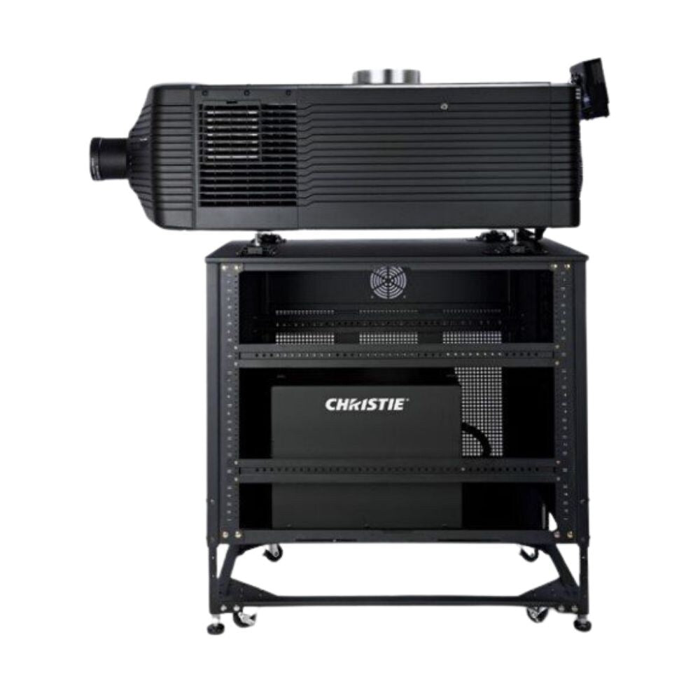 Christie Pedestal Rack Mount For Christie Griffyn and M4K25 DLP Projectors, Black, Up To 30U 2