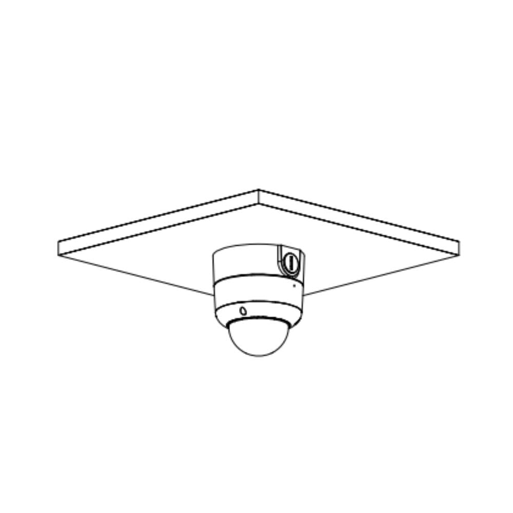 Dahua Round Aluminium Junction Box for Dahua's Professional Series DAH-PFA197R Dome Cameras, White 1