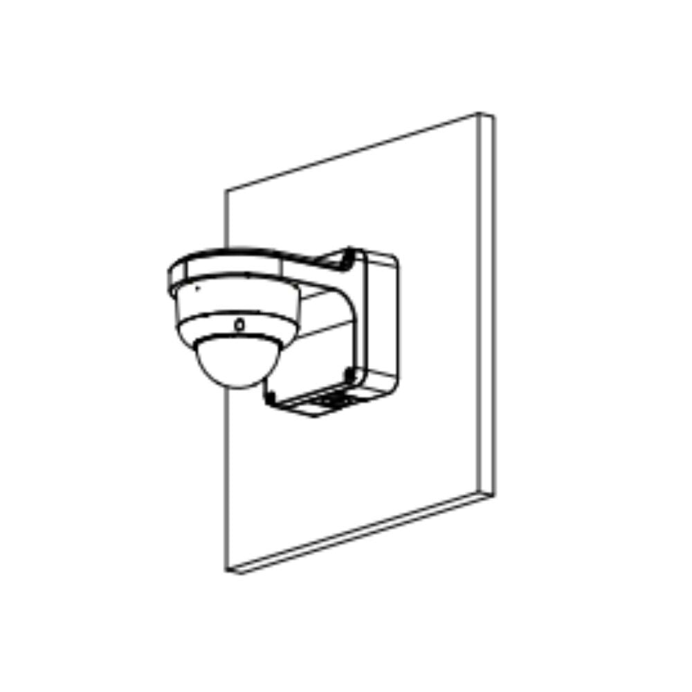 Dahua Wall Mount Bracket For Dahua's IPC-HDBW3 Dome Cameras, White 1