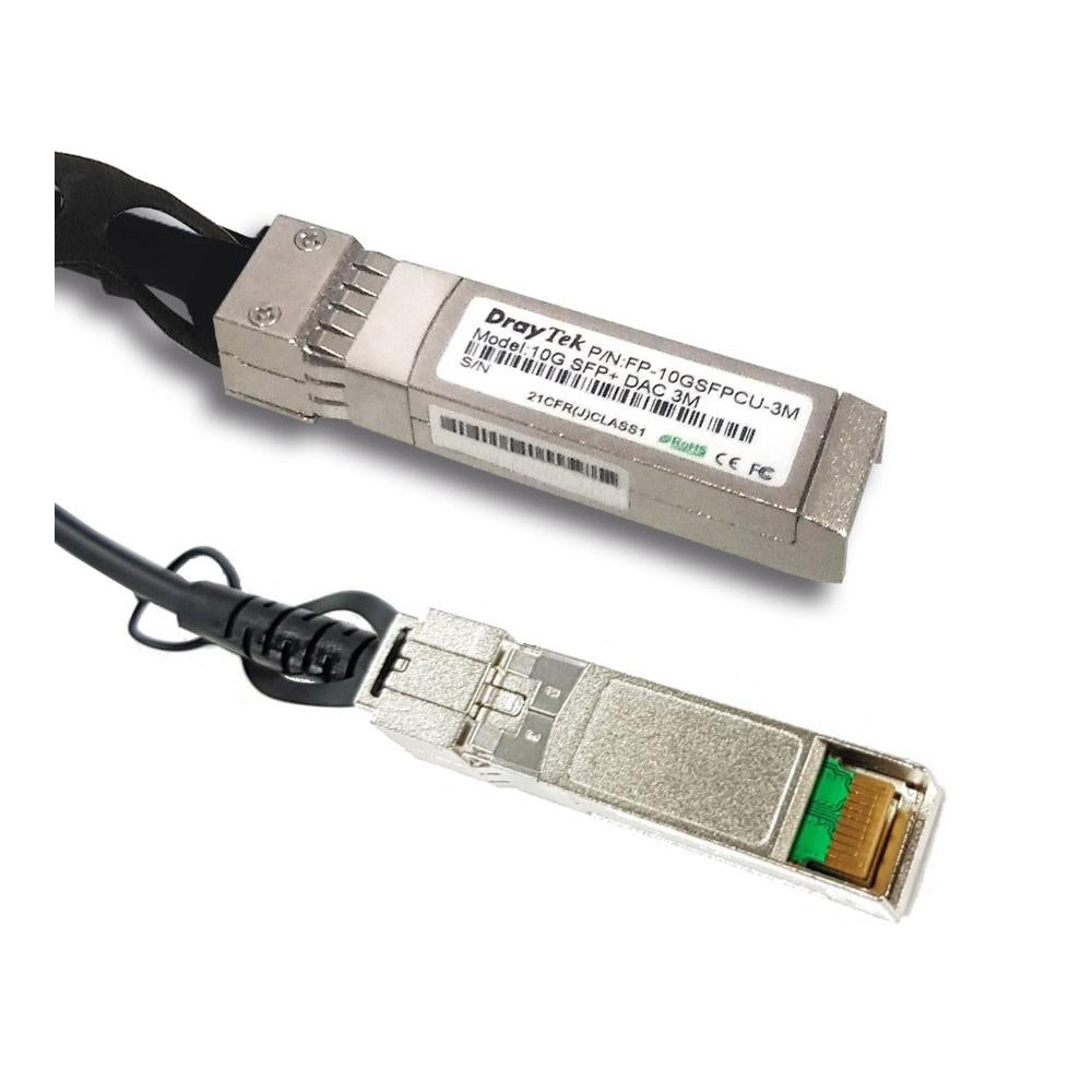 DrayTek DCX101 10G SFP+ Direct Attach Cable, 3 Metre Length 1
