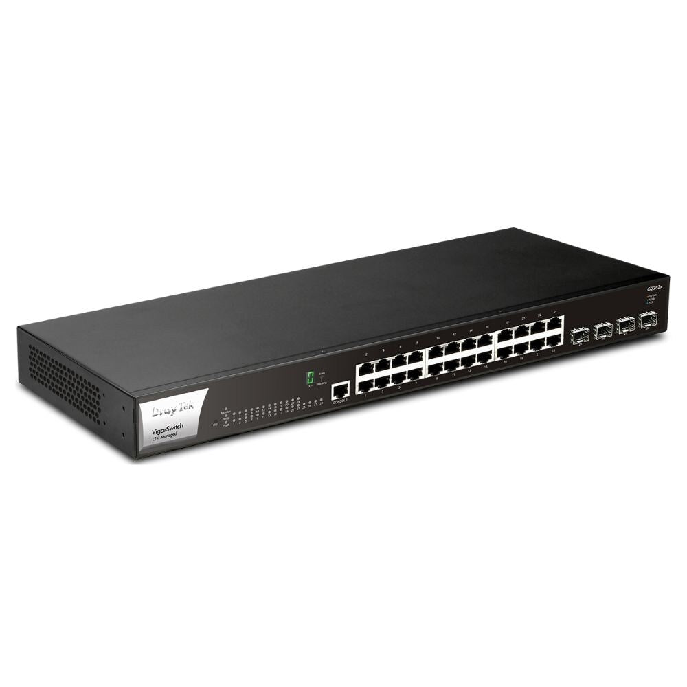 Draytek G2282X 24 Port x 1GB and 4 Port 10GB SFP+ Managed Switch 1