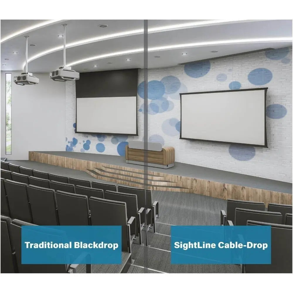 Projecta / Da-Lite SightLine Gespande Plafon Ingeboude Skerm