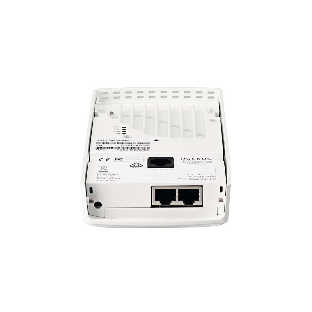 Ruckus H350 Unleashed Wi-Fi 6 Dual Band Concurrent 2.4GHz and 5GHz, Wired or Wireless Wall Switch Access Point. Does Not Include DC Power Supply 2