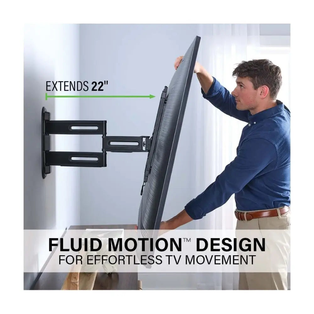 Sanus Gevorderde Volbeweging 4D + Shift™ TV-muurbevestiging vir 32" tot 65" TV-skerms