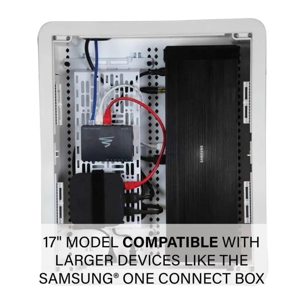 Sanus IWB17 17" TV-media-in-muurboks, wit
