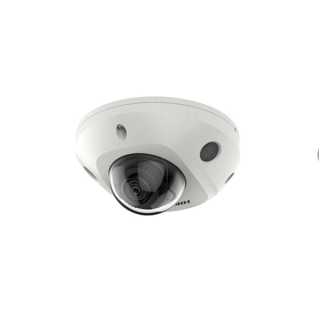 HikVision 4 MP AcuSense Ingeboude Mikrofoon Vaste Mini Dome Netwerkkamera 
