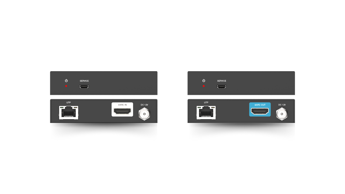 Netvio 100m Verbeterde ARC Ongekomprimeerde 37Mbps Oudio-uitbreiding oor Cat 6/6a/7 Kabel – NET-EX-EARC-100-10