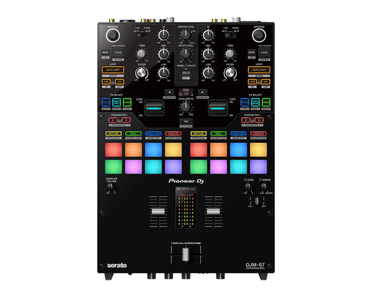 Pioneer DJ DJM-S7 2-Channel Scratch DJ Mixer for rekordbox and Serato