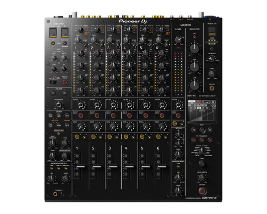 Pioneer DJ DJM-V10-LF 6Ch Pro DJ Mixer Long Faders and Optimised Curves