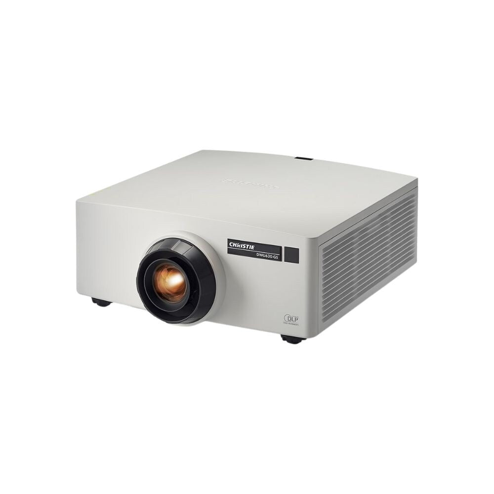 Christie GS Series DWU630 6,750 Lumen, WUXGA, 1DLP, Laser Projector With Optional Lens, Black or White  2