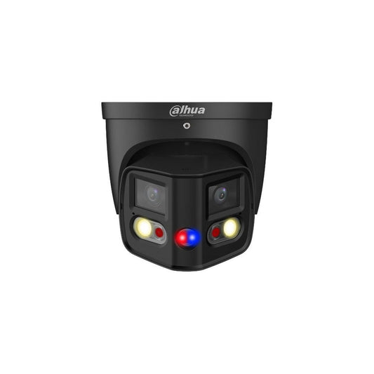 Dahua 5MP 2x 4MP WizSense Full Colour TiOC Dual Lens Splicing Turret Camera Black or White 