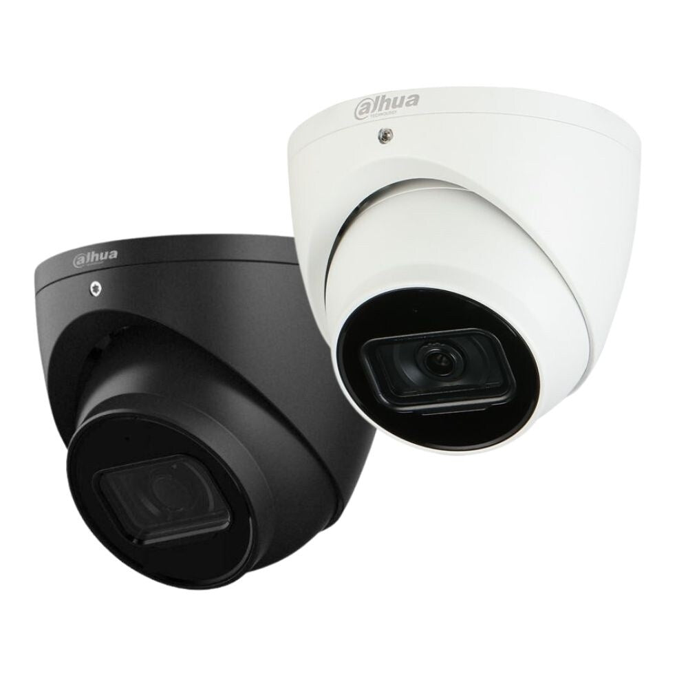 Dahua 8MP WizSense IR Eyeball Camera With PoE, Black or White 1