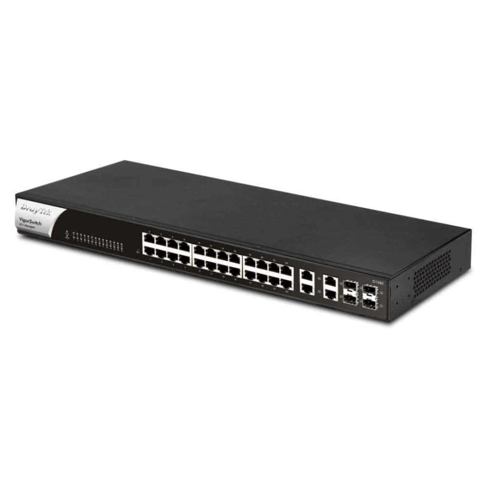 DrayTek VigorSwitch G1282 28 Port Gigabit Ethernet Switch 2