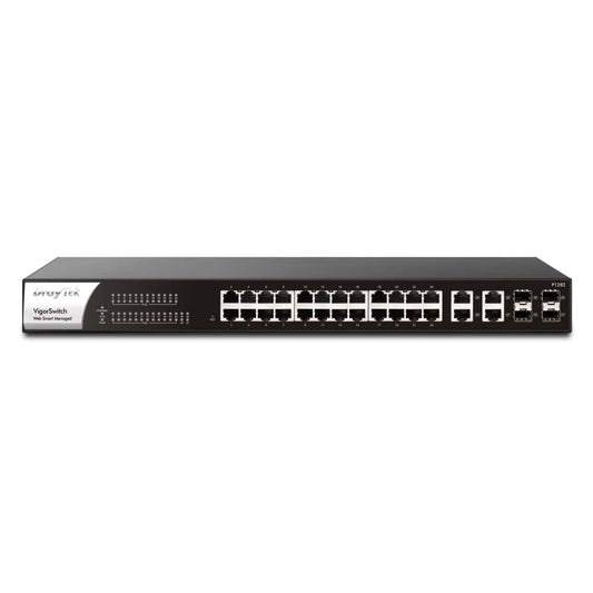 DrayTek VigorSwitch P1282 28 Port PoE+ Gigabit Ethernet Switch 