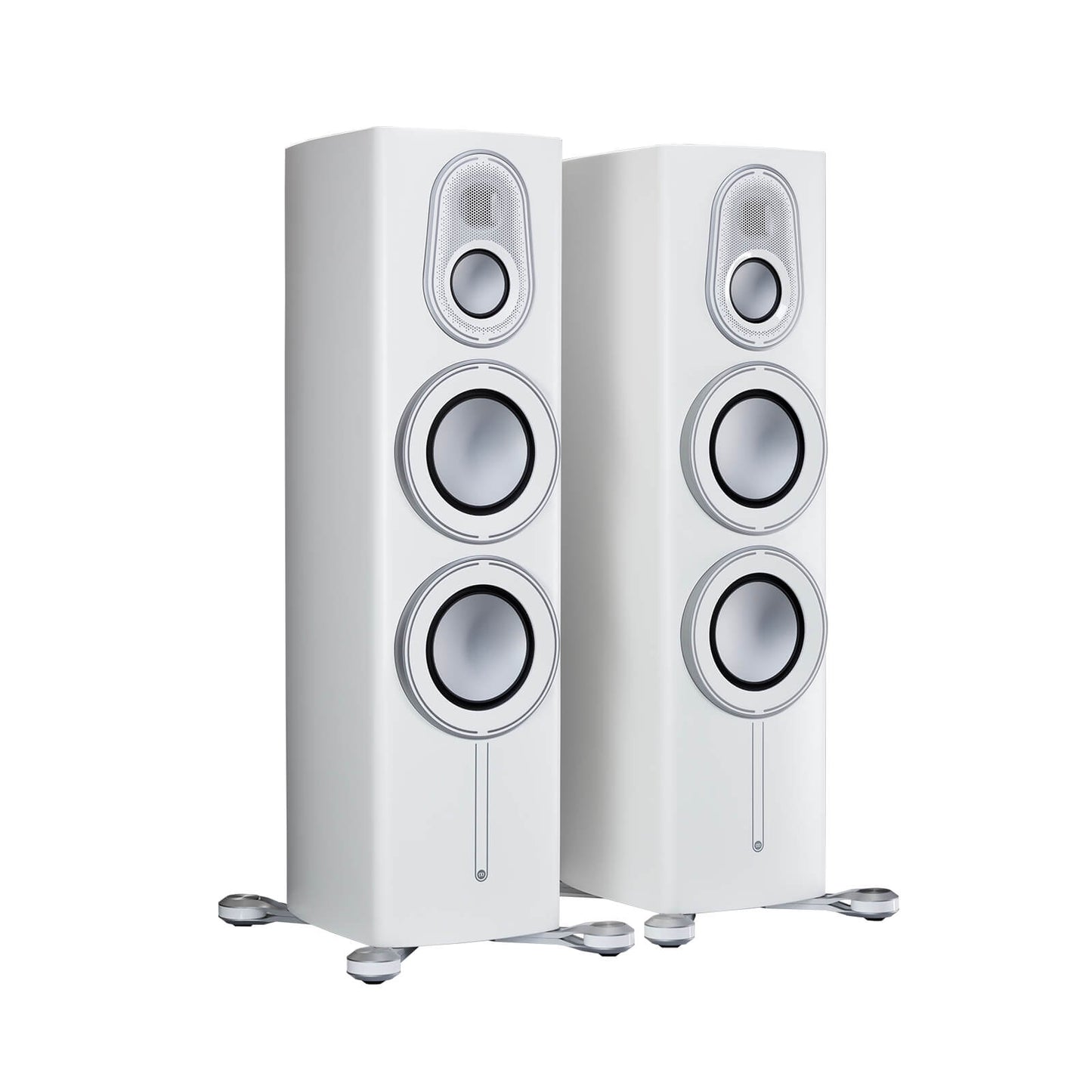 Monitor Audio - Platinum 300 3G Floorstanding Speaker Pair Speaker Monitor Audio Iconic White