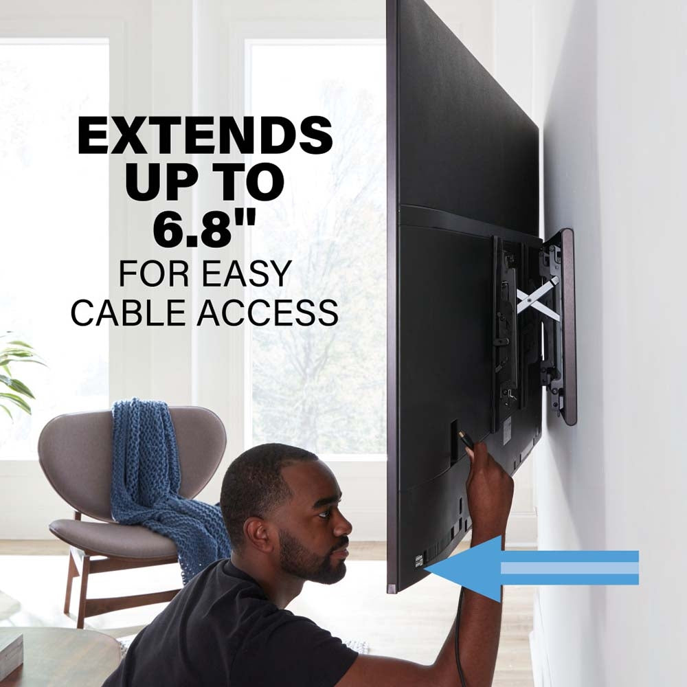 Sanus Advanced Tilt 4D Premium Wall Mount for 42" to 90" TVs, Black  6