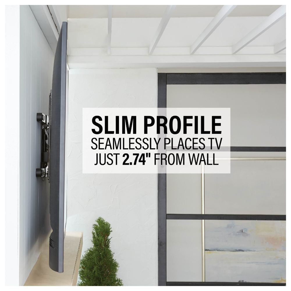 Sanus Large Outdoor Full Motion Mount For 40" to 85" Screens, Black  4