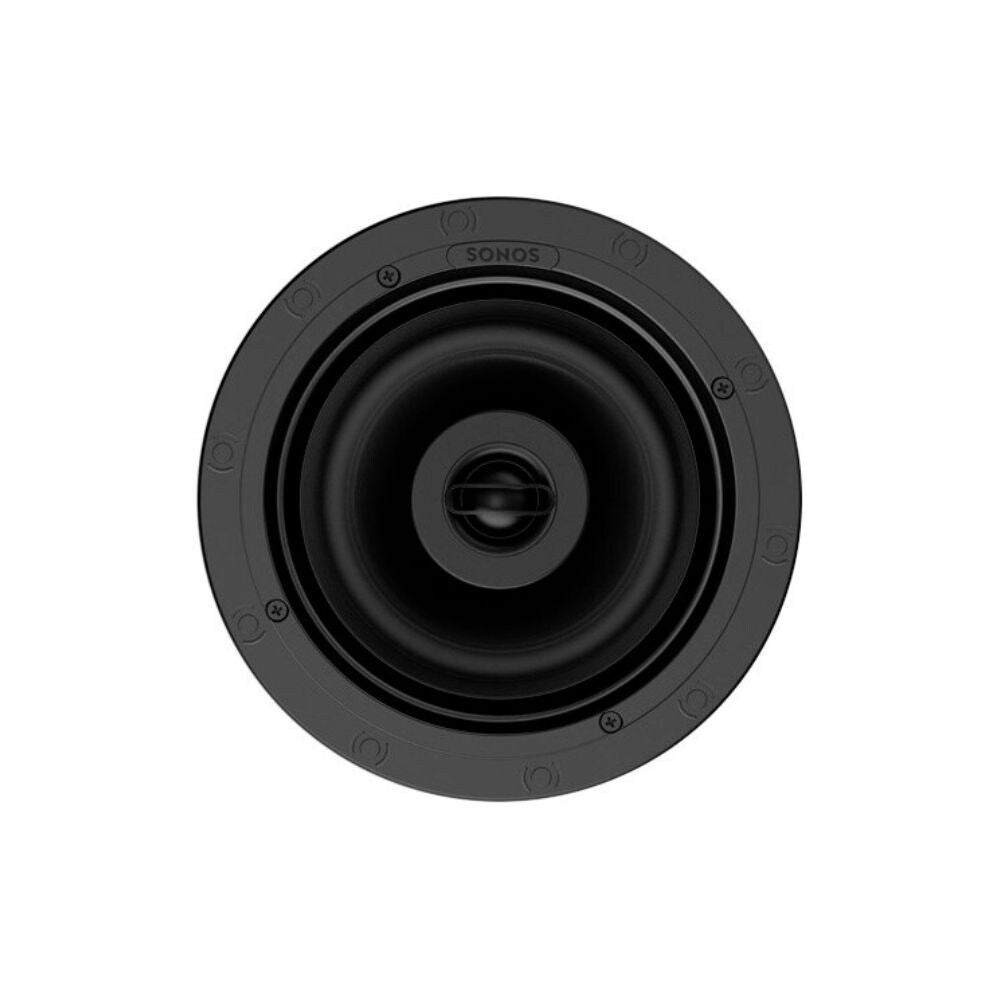 Sonos Architectural In-Ceiling 6" Speaker By Sonance, White: PAIR