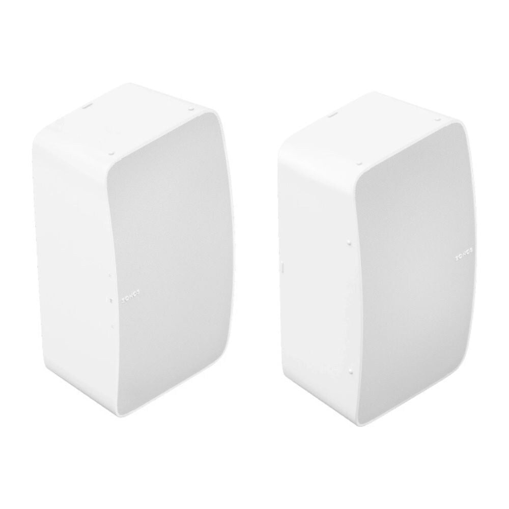 Sonos HIFI Set With Pair of FIVE Speakers, Black or White: SET 6