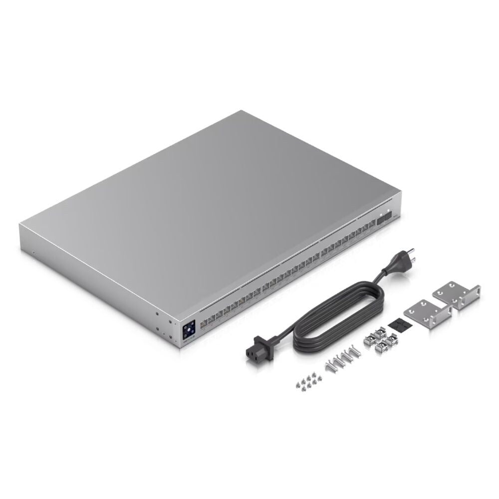 Ubiquiti UniFi Pro Max 24 Port PoE++ L3 Ethernet Switch With 8x GbE PoE+, 8x GbE PoE++, 8x 2.5GbE PoE++ Ports, 2x 10G SFP+ Uplink Ports and 400W PoE Budget 4